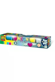 Ses Creative Ciasto masa - Neonowa i �wiec�ca w ciemno�ci 4 szt.