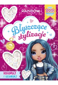 Rainbow High. B�yszcz�ce stylizacje. Koloruj i ozdabiaj