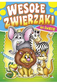 Kolorowanka. Weso�e zwierzaki - Na �wiecie (A4, 16 str.)