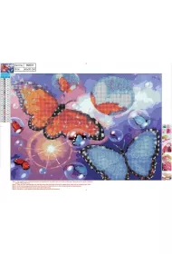 Centrum Mozaika diamentowa - Butterflies 30x40cm