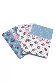Make Notes Zeszyty A6 Shabby blue czysty 16 kartek 3 szt.