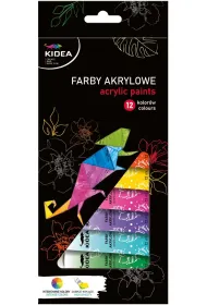 Derform Farby akrylowe 12x12ml