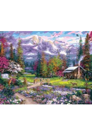Twoje Hobby Malowanie po numerach - Samotny dom w lesie 40x50cm