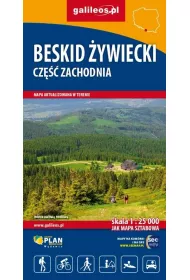 Beskid �ywiecki, cz. zach. Mapa turyst. 1:25 000