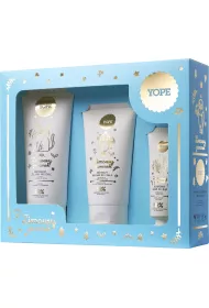 Yope Zestaw zimowy poranek el pod prysznic + balsam do ciaa + krem do rk 200 ml + 150 ml + 50 ml
