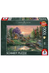 Puzzle 1000 el. Romantyczny weekend, Thomas Kinkade Schmidt