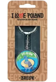 Pan Dragon Brelok I love Poland Krak�w ILP-BRE-A-KRA-09