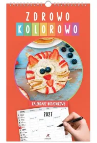Kalendarz 2027 rodziny Zdrowo kolorowo