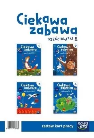Ciekawa zabawa 6-latki. Karty pracy. Czci 1-4