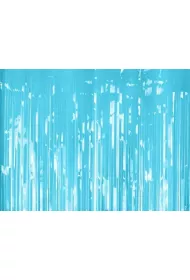 PartyDeco Kurtyna party jasny b��kit 100x200cm