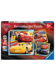 Puzzle 3 x 49 el. Cars 3 Ravensburger