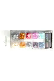 Galeria Hobby P�pere�ki gwiazdki 10 mm, 12 kolor�w