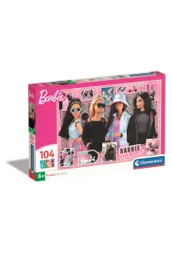 Puzzle 104 el. SuperColor. Barbie Clementoni