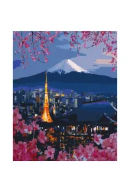 Brushme Malowanie po numerach - Podr� po Japonii 40x50cm