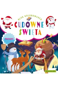 Blok kolorowanek. Cudowne �wi�ta