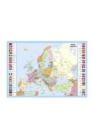 Podk�adka na biurko Europa mapa administracyjna