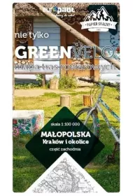Ma�opolska. Krak�w i okolice. Cz�� zachodnia. Nie tylko Green Velo. Mapa tras rowerowych