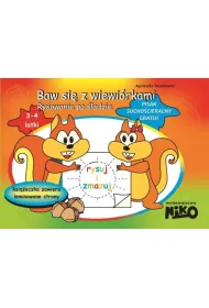 Baw si� z wiewi�rkami. Rysowanie po �ladzie. 3-4 latki