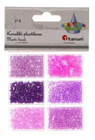 Titanum Koraliki plastikowe 6 rozmiar�w 32g