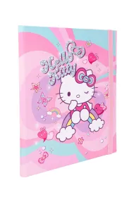 Patio Coolpack, Teczka przestrzenna tekturowa A4 z gumk�  Hello Kitty - Pink 1 (12979PTR)