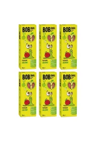 Bob Snail Przek�ska jab�kowa z owoc�w bez dodatku cukru Zestaw 6 x 30 g
