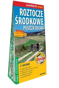 Roztocze �rodkowe Puszcza Solska mapa turystyczna 1:50 000 laminat 2023