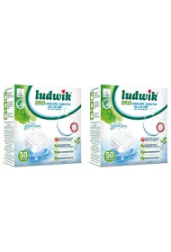 Ludwik Tabletki do zmywarek All In One Ecolabel Zestaw 2 x 50 szt.