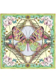 Museums & Galleries Karnet kwadrat z kopert� Butterfly & Orchids
