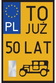 Yeku Karnet Urodziny 50 Zabytek