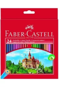 Faber-Castell Kredki sze�ciok�tne Zamek 24 kolor�w