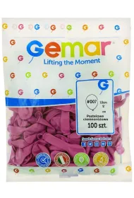 Godan Balony A50 pastel 5" ciemnor�owe 07 100 szt.