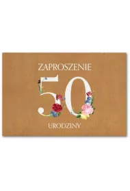 Trend Zaproszenie Urodziny 50 ZT39 10 szt.