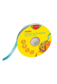 Keyroad Wst��ka podw�jna satynowa niebieska 12mm x 22,86m