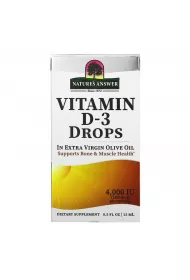 Natures Answer Vitamin D-3 Drops 4000 IU - Witamina D3 suplement diety 15 ml
