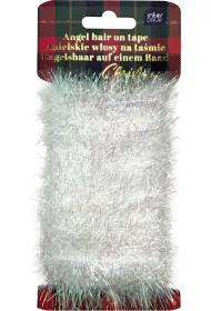 Interdruk Anielskie w�osy na ta�mie White 20m Christmas
