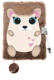 St. Majewski Pami�tnik z k��dk� 3D w�ochacz A5 My Little Friend Cute hedgehog 96 kartek