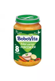 BoboVita Obiadek Bukiet warzyw z kurczakiem po 8 miesicu 190 g