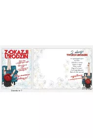 Stamp Karnet Grande + koperta wz�r nr 07 Urodziny