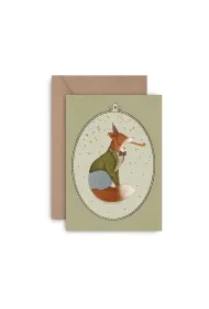 Grupa Kreatywna Karnet urodzinowy happy birthday lisek