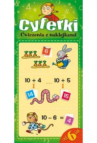 Cyferki. �wiczenia z naklejkami