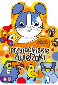 Zakrcone kolorowanie. Przyjacielskie zwierzaki