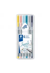 Staedtler Cienkopisy Triplus HYGGE, 0.3 mm, 6 kolorw