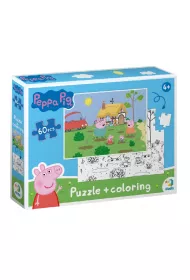 Puzzle 60 el. Peppa Pig 2 in 1 Dodo