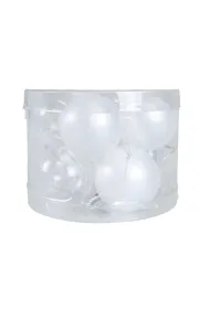 Arpex Bombki transparentne per�owe 8 szt.