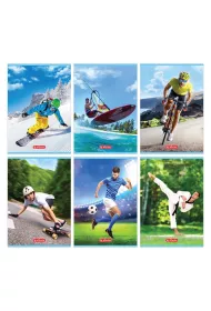 Herlitz Zeszyt A5 Sport dwie linie 32 kartki 10 szt.
