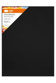 Happy Color Podobrazie bawe�niane impregnowane czarne 30x40cm, 4mm