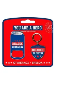 Set Otwieracz + Brelok dla Dziadka - Dziadek to mistrz!