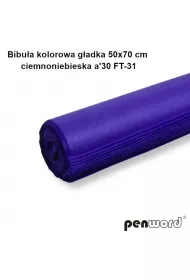 Penword Bibua kolorowa gadka ciemna niebieska 50x70cm