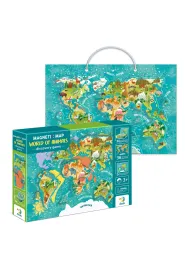 Mapa magnetyczna mapa �wiata zwierz�t