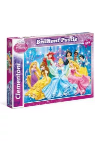 Puzzle 104 el. Brilliant princess Clementoni